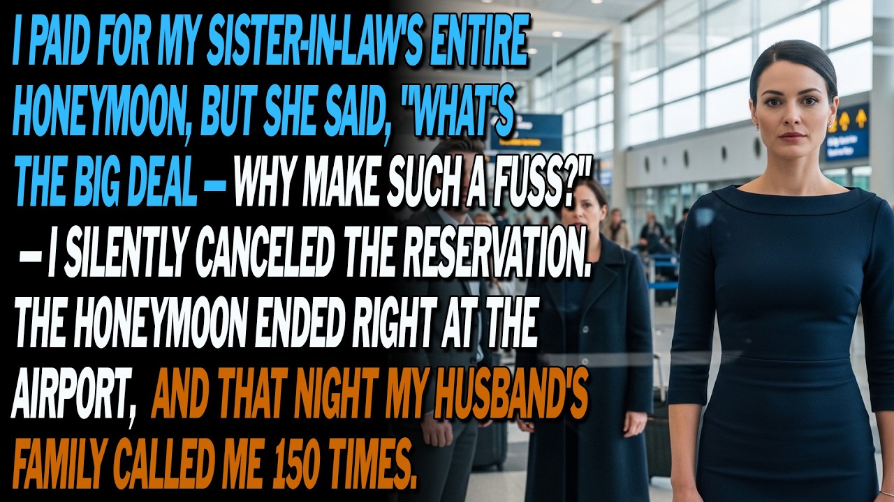 😈 Paid For My Sister-in-law's Honeymoon 🧊; She Smirked, 