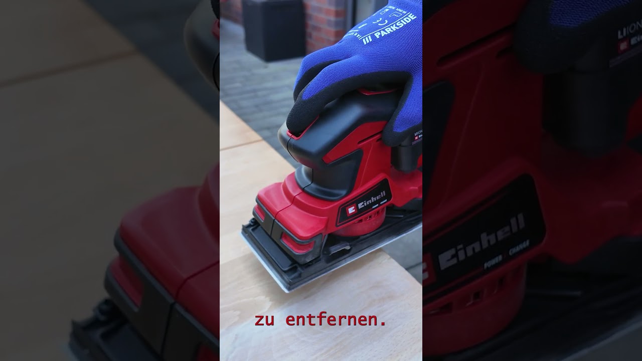 Holztisch richtig abschleifen & ölen 