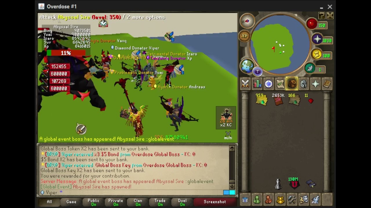The MOST INSANE GLOBAL EVENT | OVERDOSE RSPS | SCYTH RSPS #rsps #newcustomrsps #newrsps2025