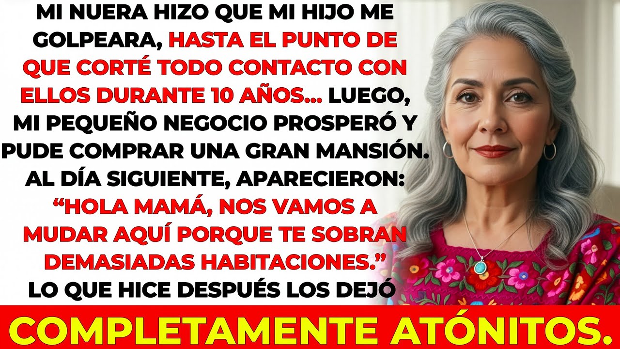Después de 10 años de prohibirme poner un pie en la familia, aun así aparecieron con descaro...
