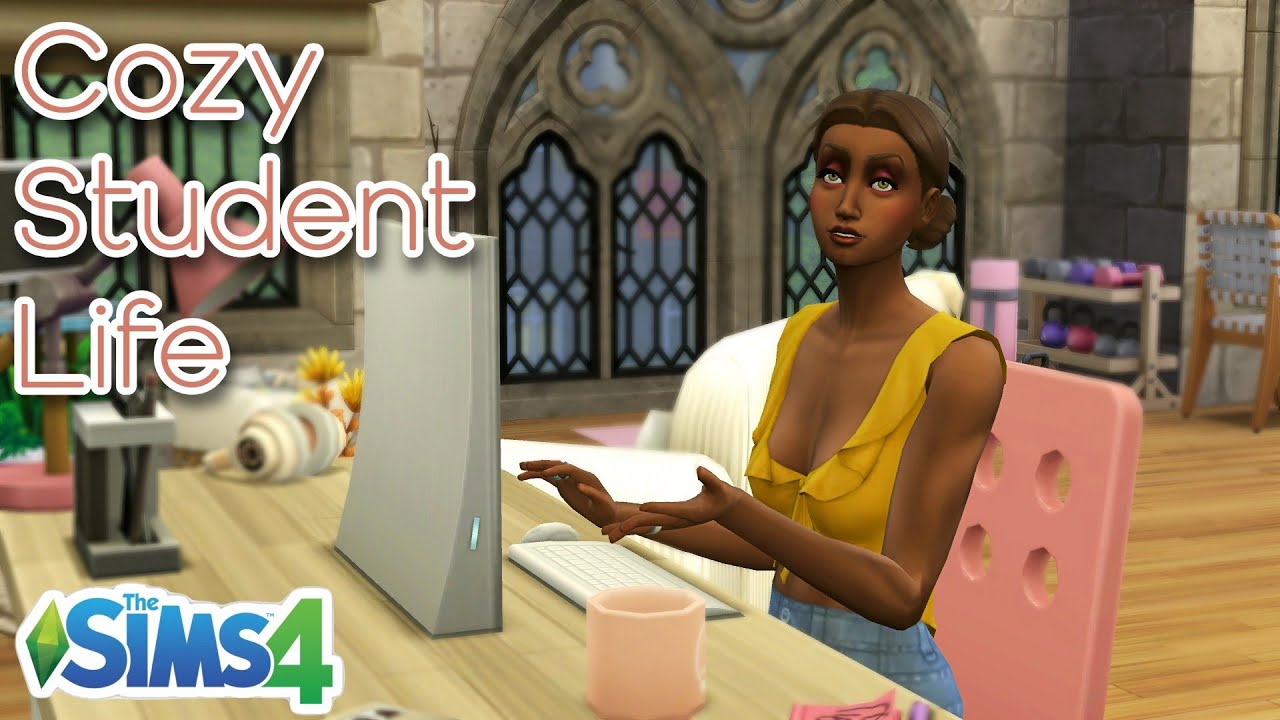 The Sims 4 Gameplay: Cozy Uni Days - Relaxing Long-play No Commentary