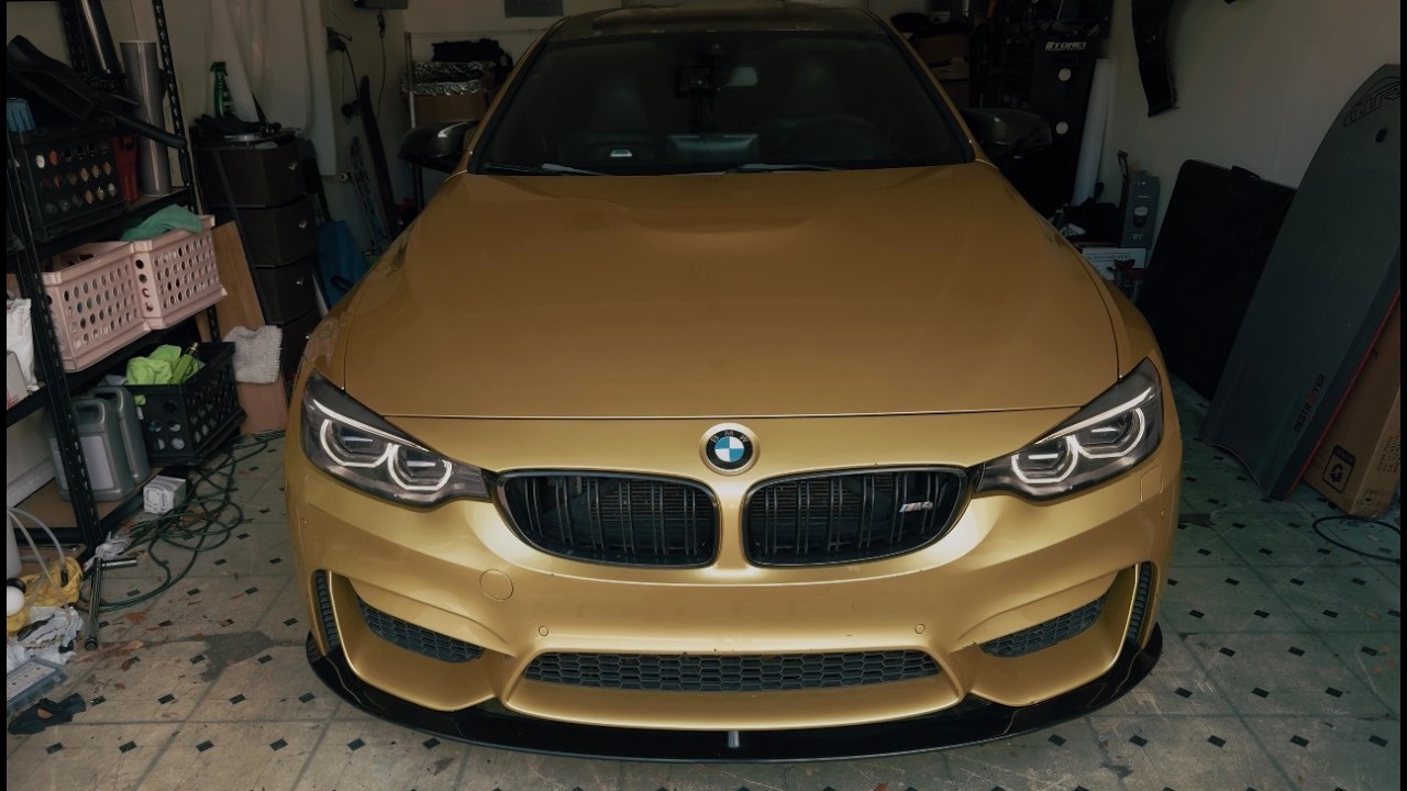 THIS ONE MOD CHANGED THE WHOLE FRONT END OF MY F82 M4!!