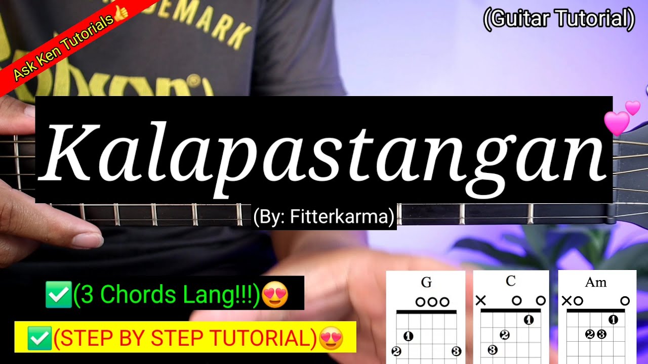 Kalapastangan Guitar Tutorial | Fitterkarma Easy Chords with Lyrics #shopeetagtowin