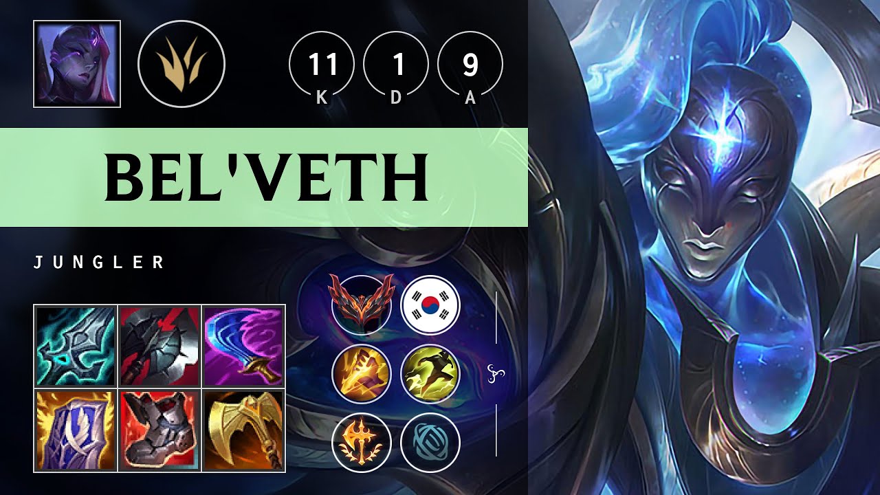 Bel'Veth Jungle vs Zed - KR Grandmaster Patch 25.05