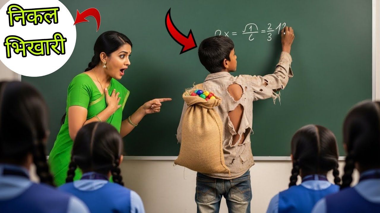 मैडम ने इस बच्चे को कहा। निकल भीखाड़ी 😡। फिर इस भिखारी ने जो किया..😨 Moral story.. 