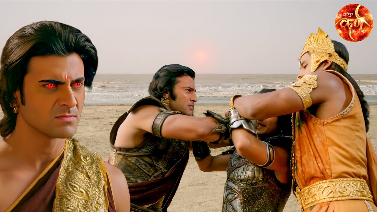 When Arjuna raised his hand on Karna's son, Karna became furious || Suryaputra Karn