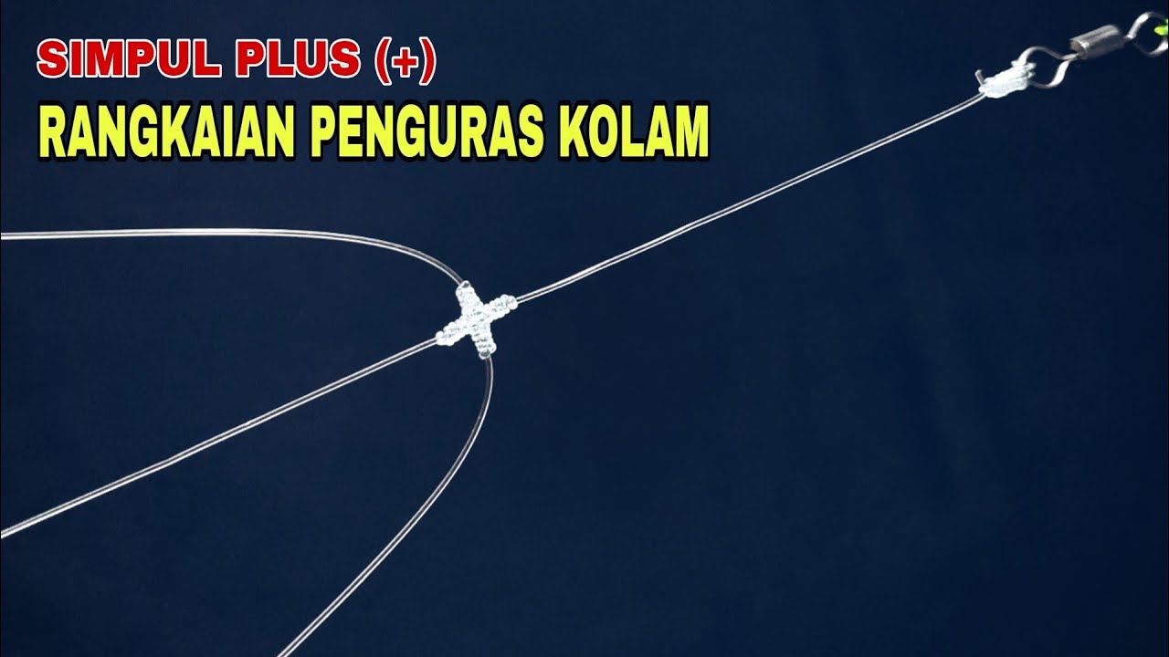 Cara mudah membuat rangkaian pancing&nbsp;dasaran bercabang 4