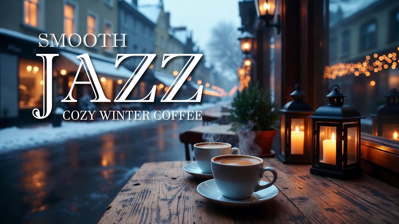 Smooth Jazz Coffee Shop ☕  Cozy Coffee Shop Ambience & Soft Piano Relaxing Music
