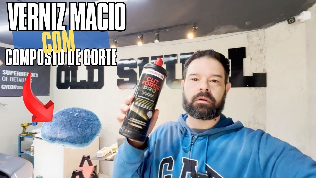 MENZERNA CUT FORCE PRO EM VERNIZ MACIO HONDA CIVIC G10 VEJA O RESULTADO FINAL