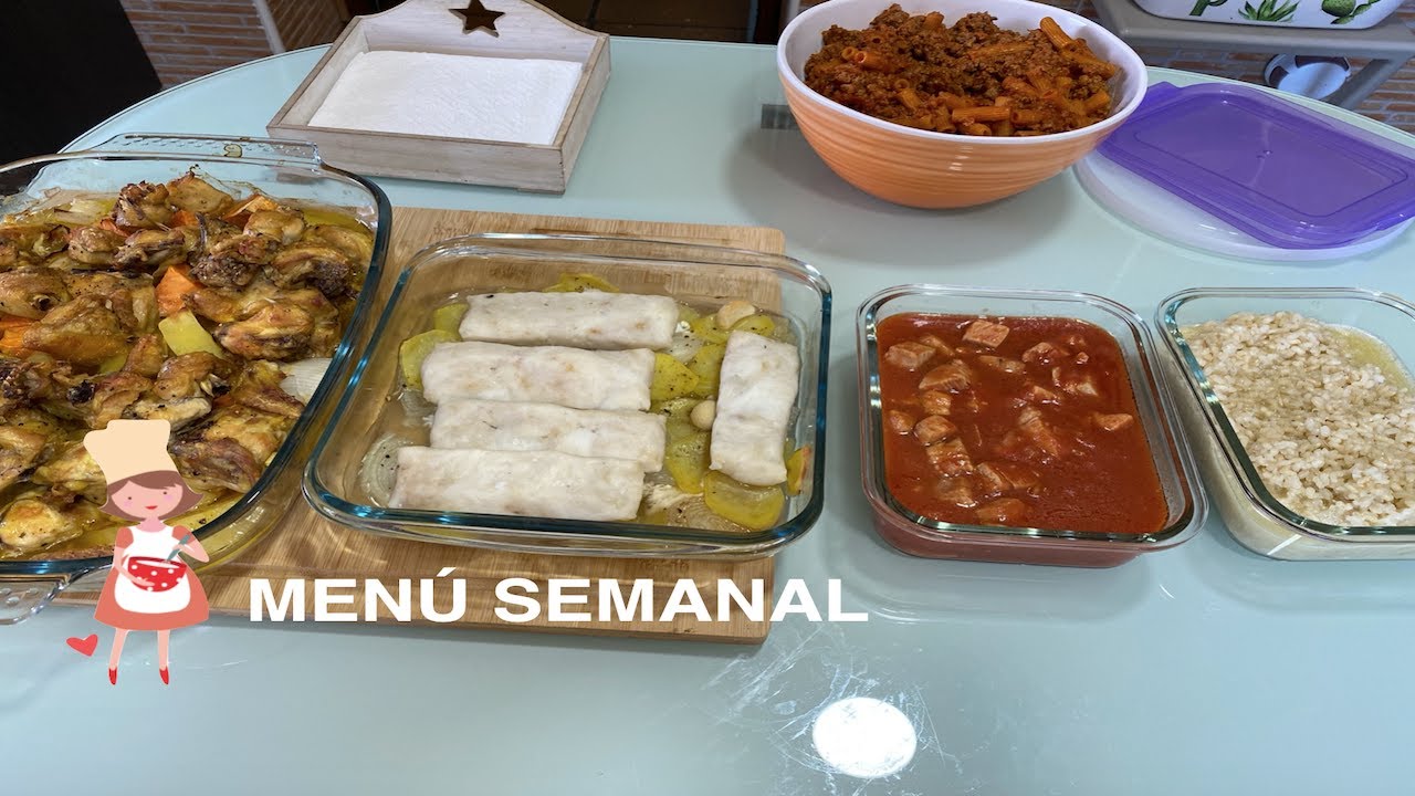 Cocina 1 día para la semana, #menú 27, meal prep, comida casera, fácil y rápido