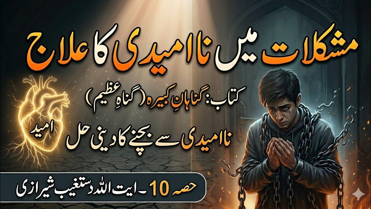 مشکلات میں ناامیدی کاعلاج پارٹ دسواں 