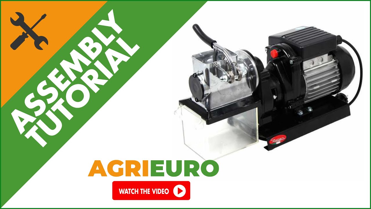 Reber 9600N-8910N Electric Cheese Grater - N.3 - 450W induction motor - Assembly tutorial