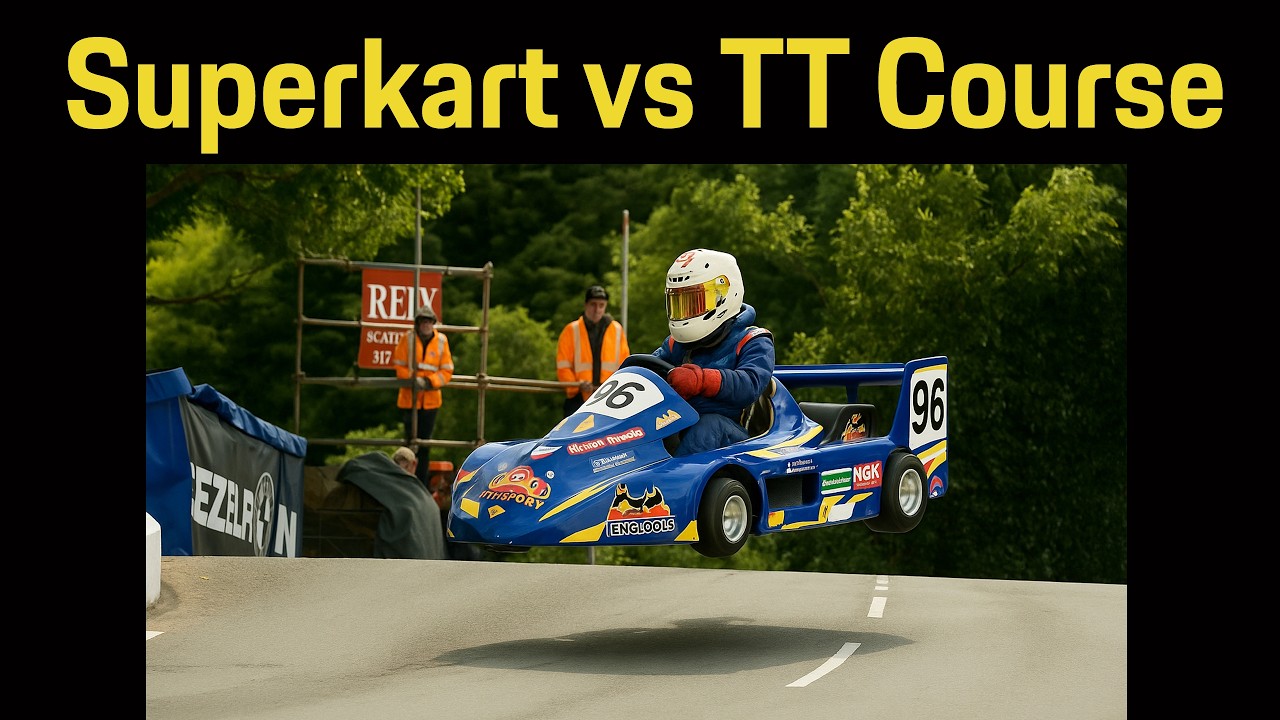How Fast Can a 250cc 2-Stroke Superkart Lap The Isle of Man TT Course?