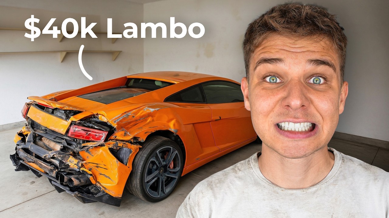 Купил и Восстановил Lamborghini у Себя в Гараже