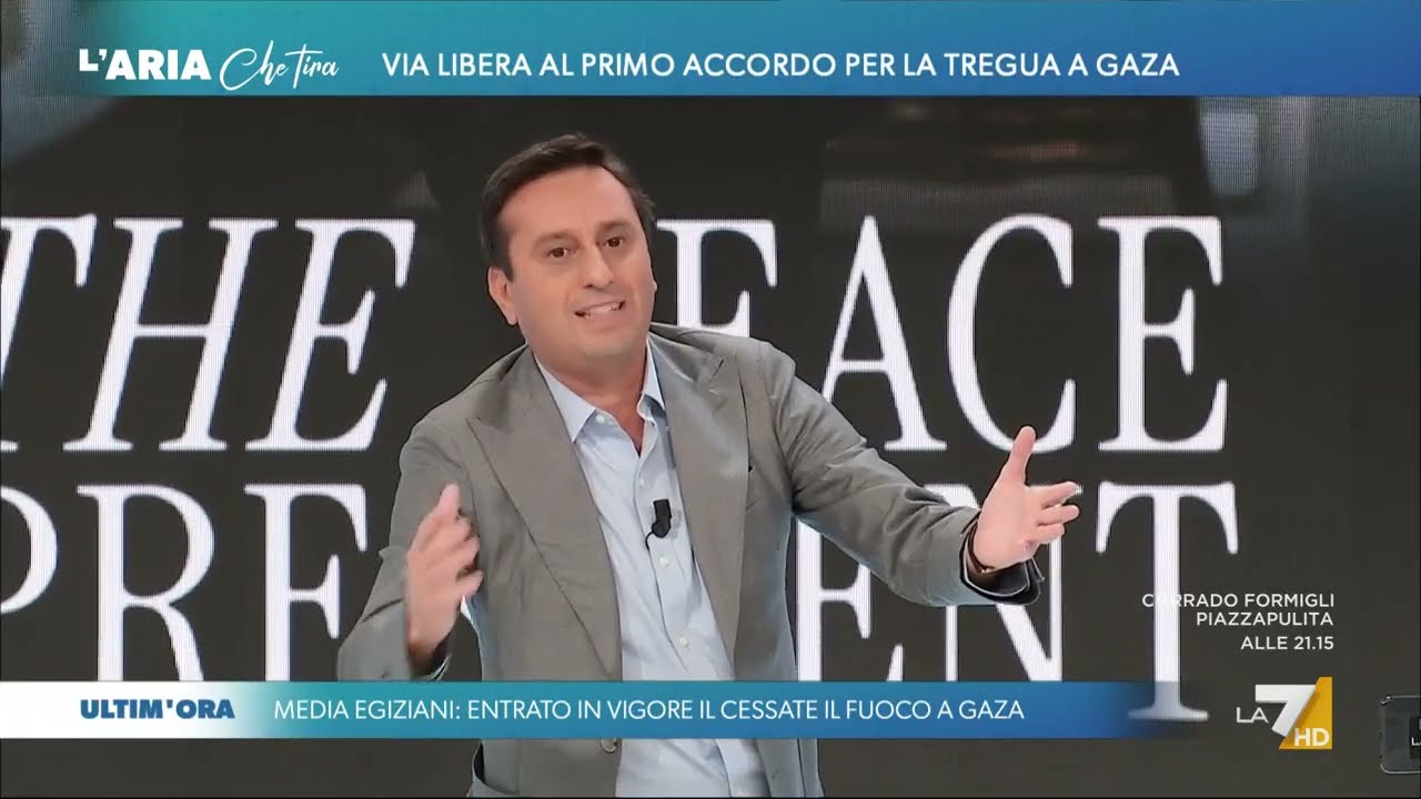 Medio Oriente, David Parenzo emozionato annuncia il cessate il fuoco: 
