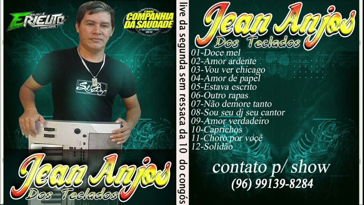 LIVE SEGUNDA SEM RESSACA  - JEAN ANJOS  VIVO -FLASH BREGA