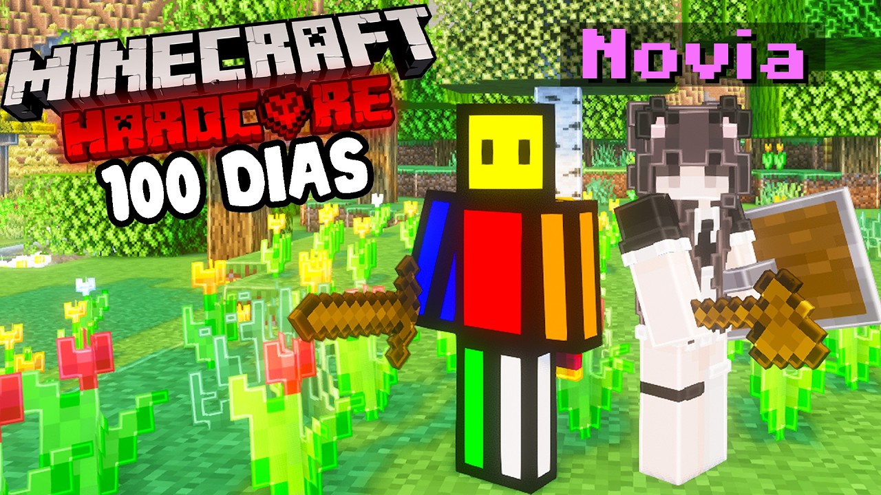 Sobreviví 100 Días con Mi Novia ♥️ en Minecraft Hardcore