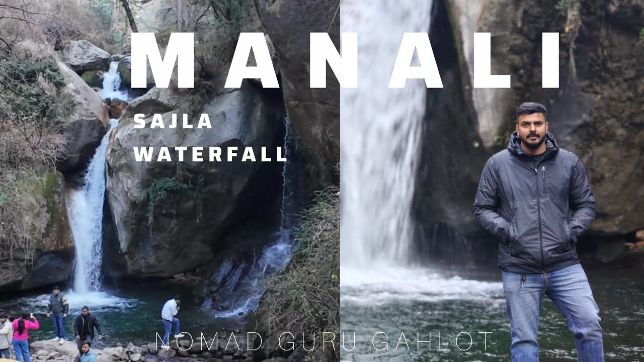 MANALI BIKE RIDE  || WINTER MANALI || SAJLA WATERFALL || SCRAM 440