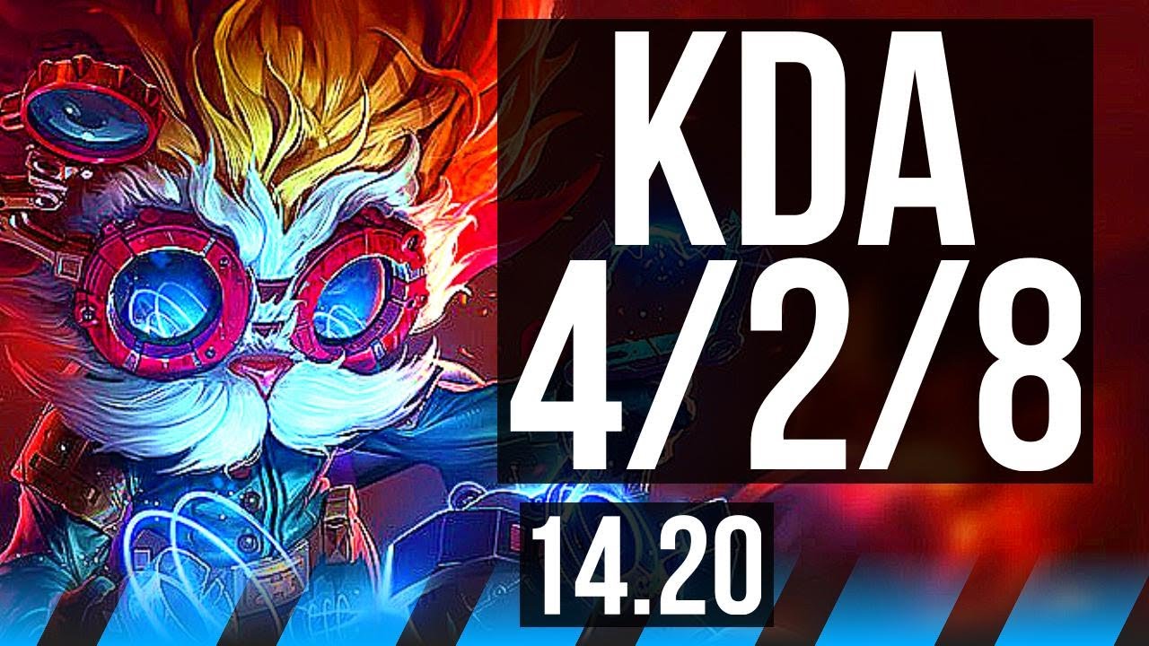 HEIMERDINGER vs VAYNE (MID) | 1200+ games, 4/2/8 | EUW Master | 14.20