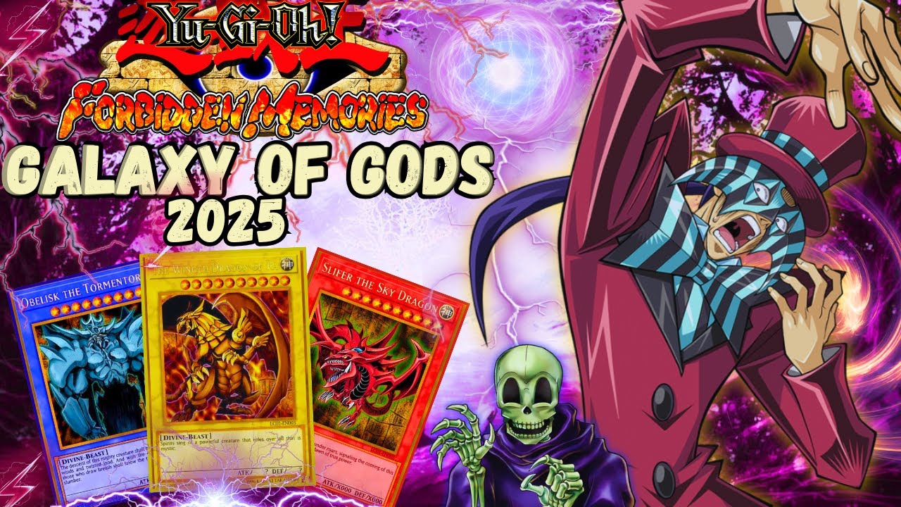 Conheça o Novo Mod de Yu-Gi-Oh Forbidden Memories (Galaxy of Gods 2025)