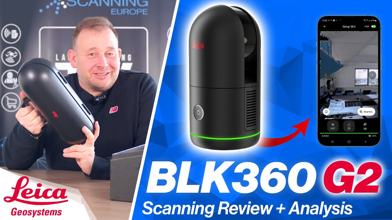 Leica BLK360 G2 | Unboxing, scanning test and point cloud analysis