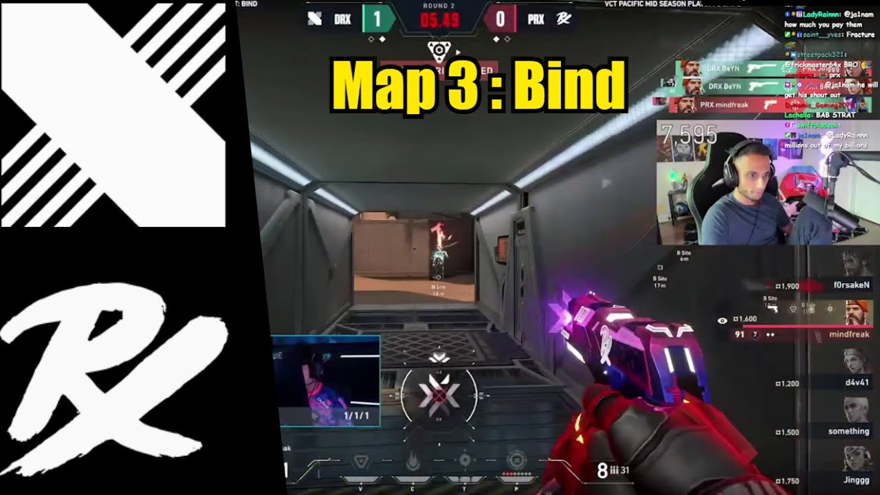 FNS reacts to PRX vs DRX | Map 3 | Champions Tour 2024: Pacific Stage 1 |