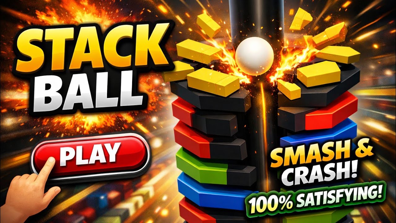 Stack Ball L  | No Skip, Pure Gameplay
