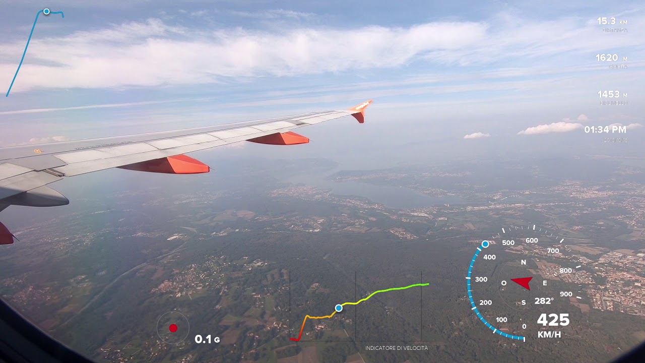 VELOCITA DI DECOLLO AIRBUS A320 - A319 EASYJET - Milano Malpensa MXP - GOPRO HERO 6 QUICK SW