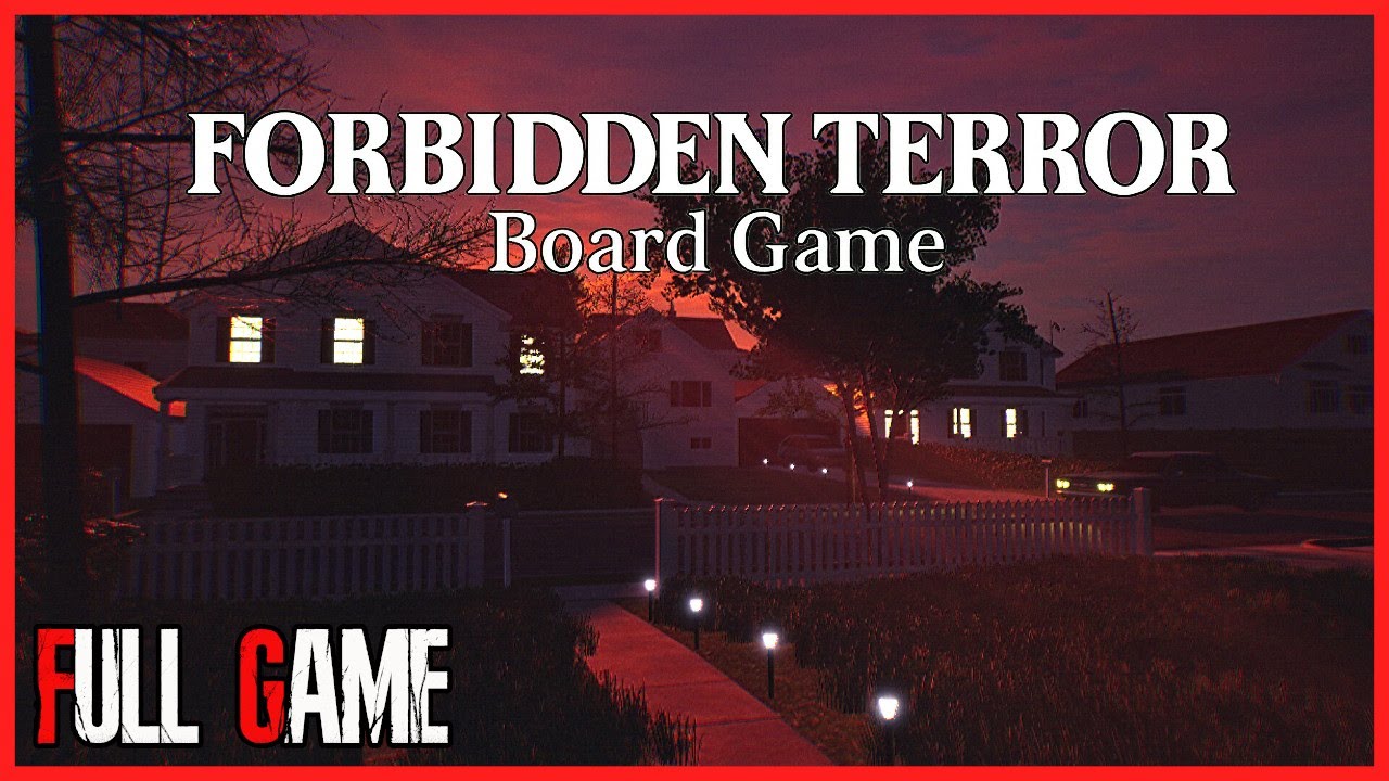 Forbidden Terror: Board Game &ndash; Full Game Walkthrough | No Commentary | Horror Game
