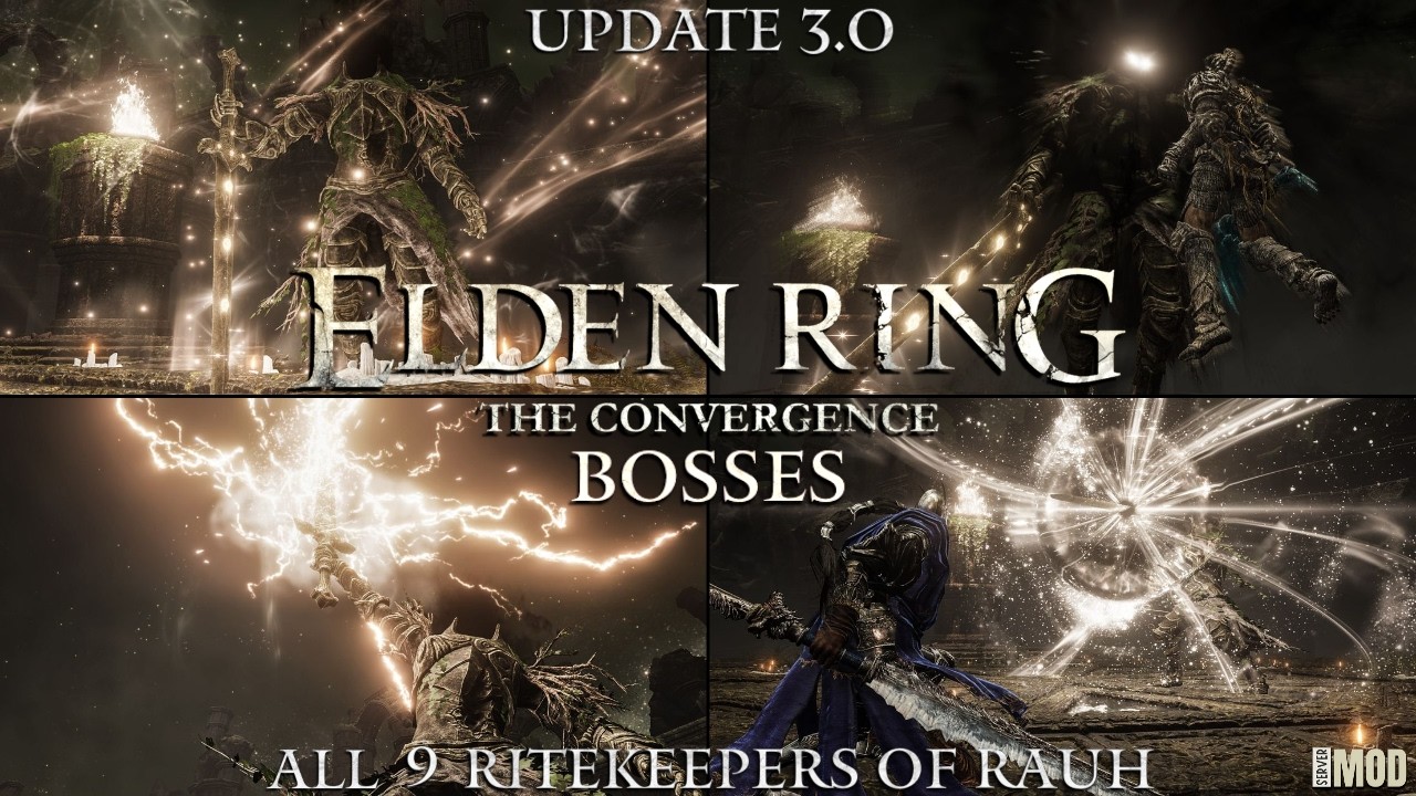 Elden Ring Convergence Mod 3.0 - ALL 9 Ritekeepers of Rauh Boss Fights + Locations