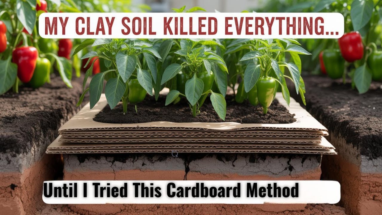 This $0 Cardboard Trick Transformed My DEAD Clay Soil in 30 Days!