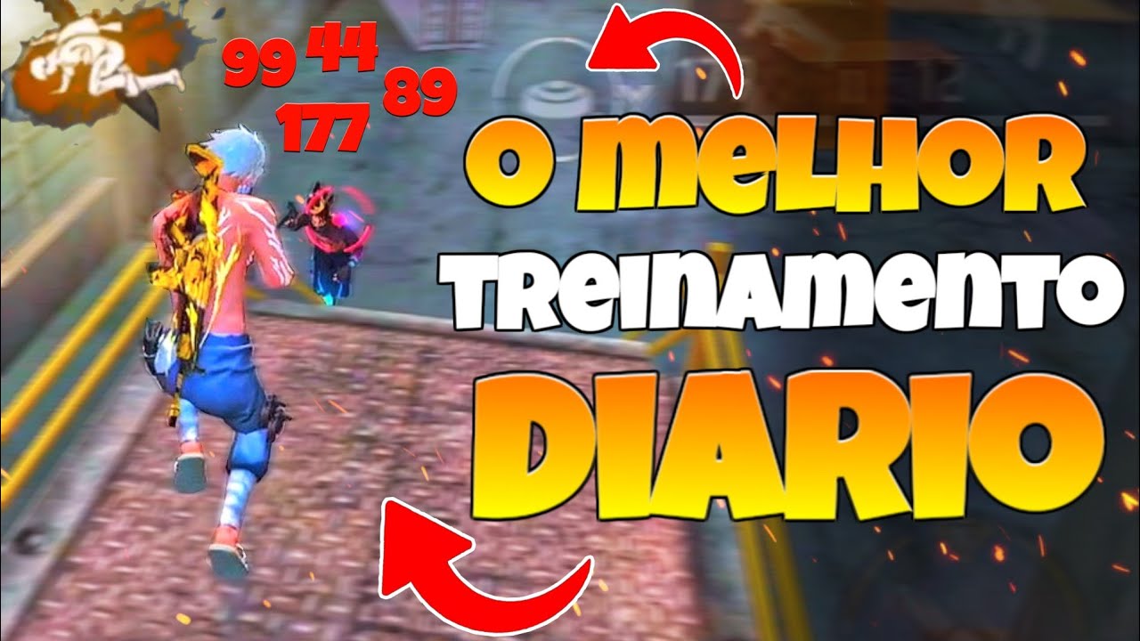 MELHOR TREINAMENTO PARA EVOLUIR A JOGABILIDADE NO FREE FIRE EM 2024!! FREE FIRE MOBILE