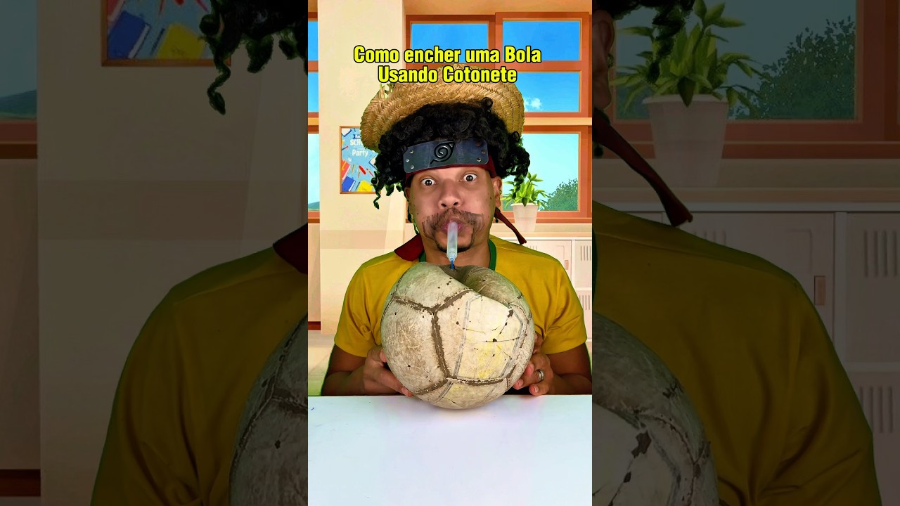 COMO ENCHER UMA BOLA USANDO COTONETE 🤩