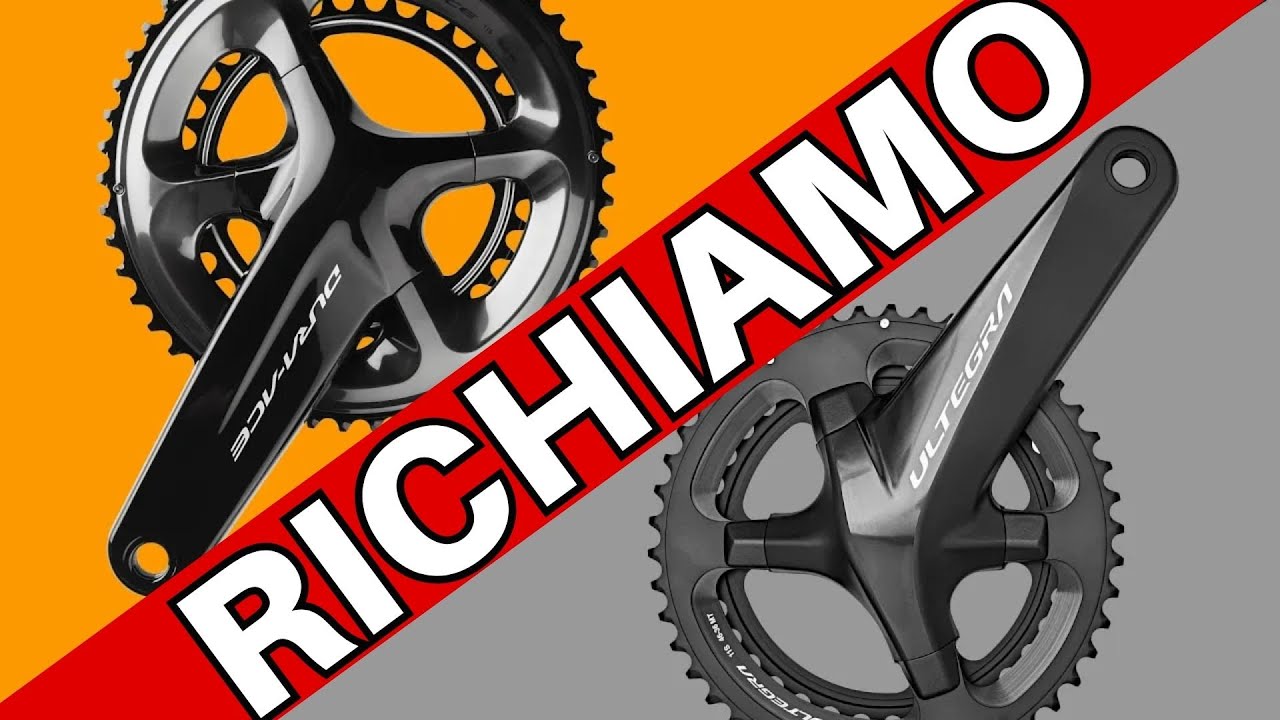 Shimano Richiama le Guarniture Ultegra e Dura Ace
