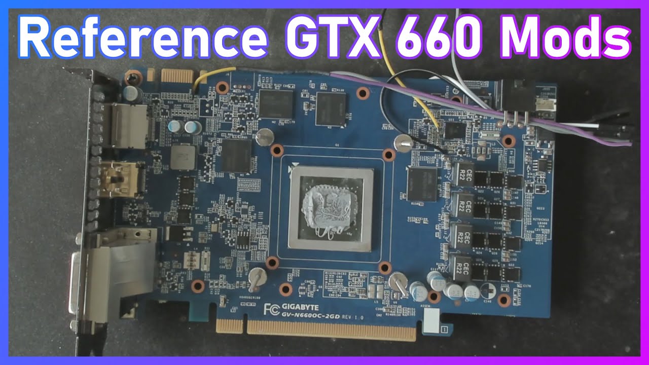 Modding a Reference GTX 660 (+ E-Power Plans)