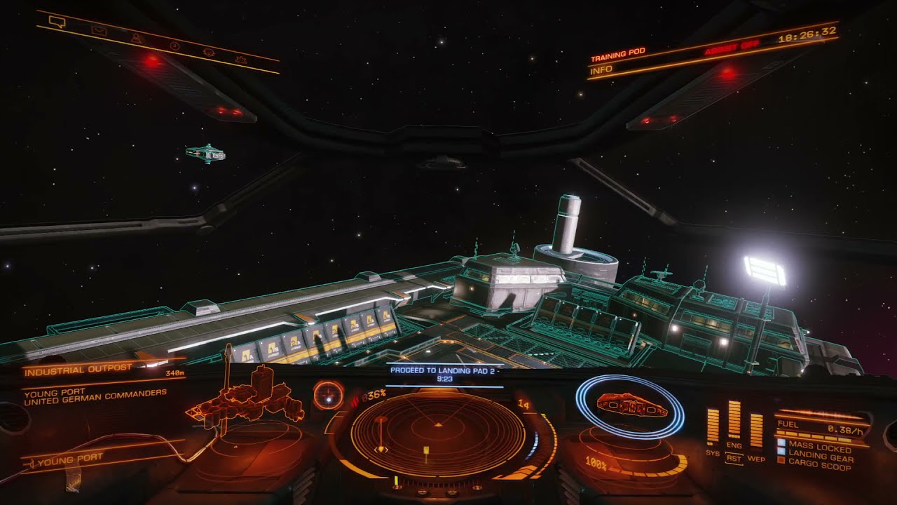 [Elite: Dangerous] FA OFF Trainings Give First Results (The Best Landing I Ever Had)