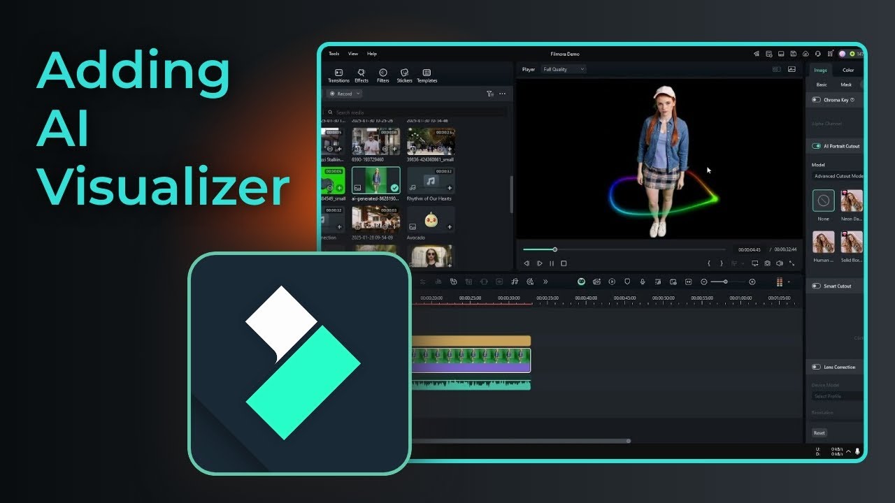 How to Add AI Audio Visualizer in Filmora