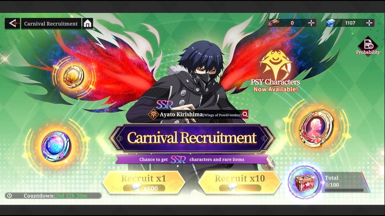 Review Nhân Vật Ayato Kirishima (Wings Of Power-Seeker) - Game Tokyo Ghoul: Break The Chains