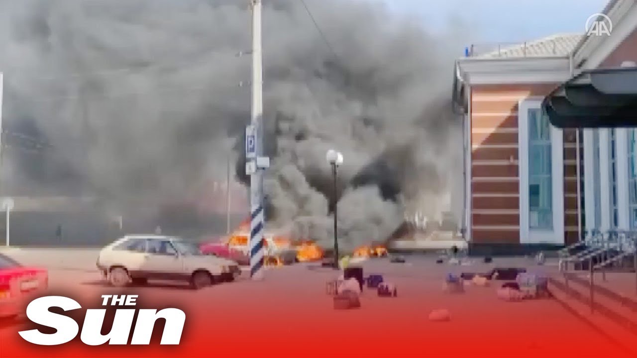 Kramatorsk train station attack - 'Russia kills at least 50 Ukrainians' in brutal shelling