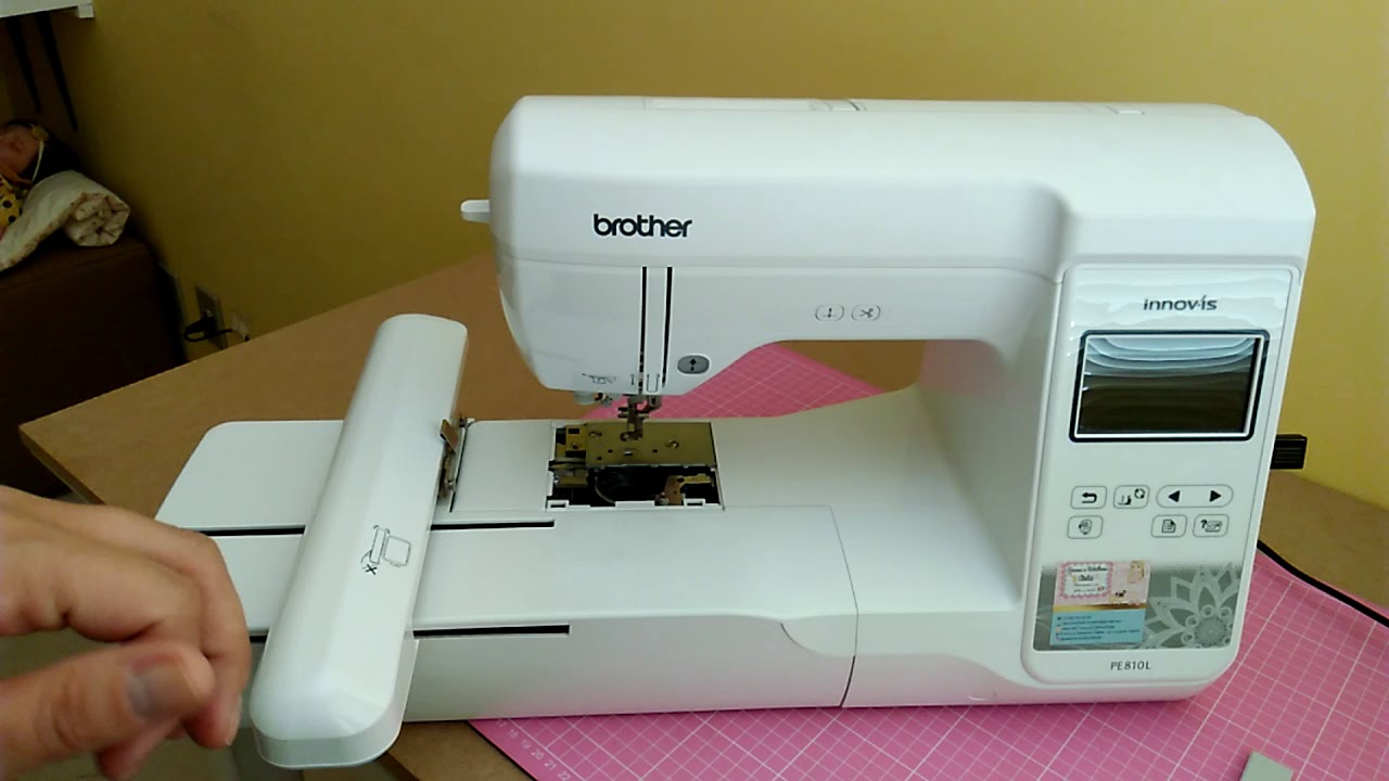 Brother PE 810L - Barulho na Bordadeira - Limpeza