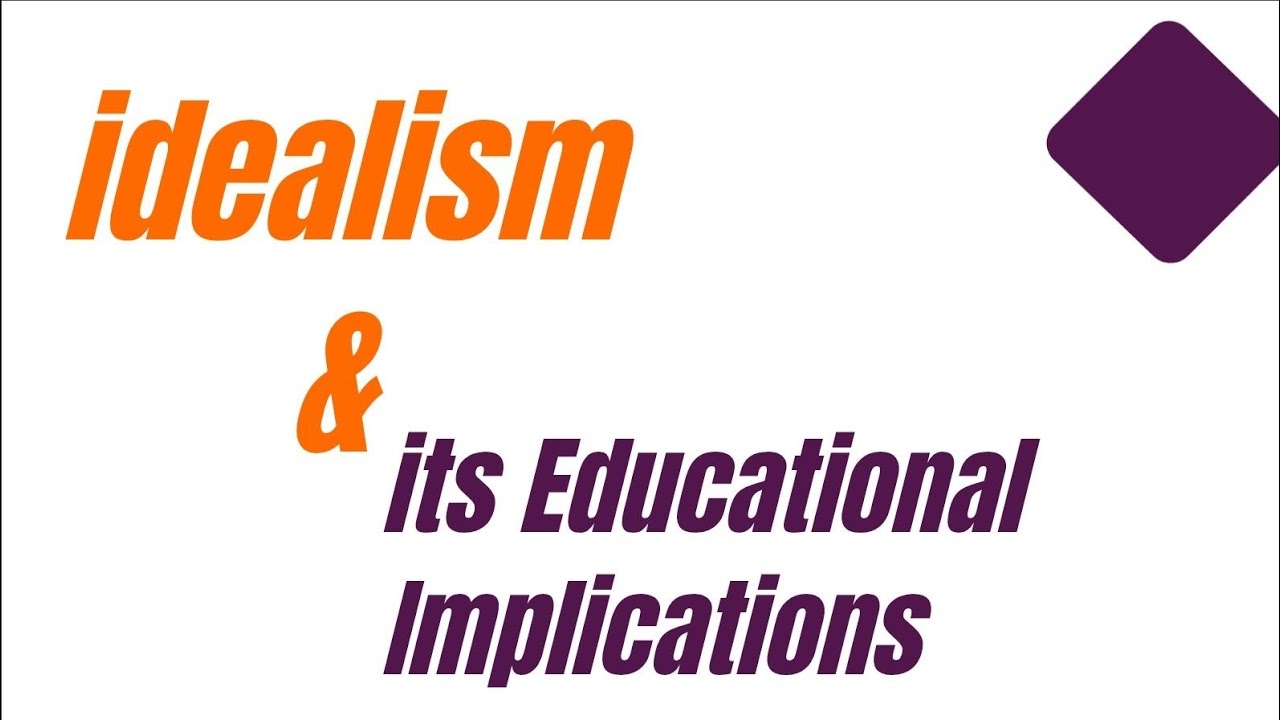 Idealism philosophy and It's Educational Implications, aims,curriculum, method,  everything 