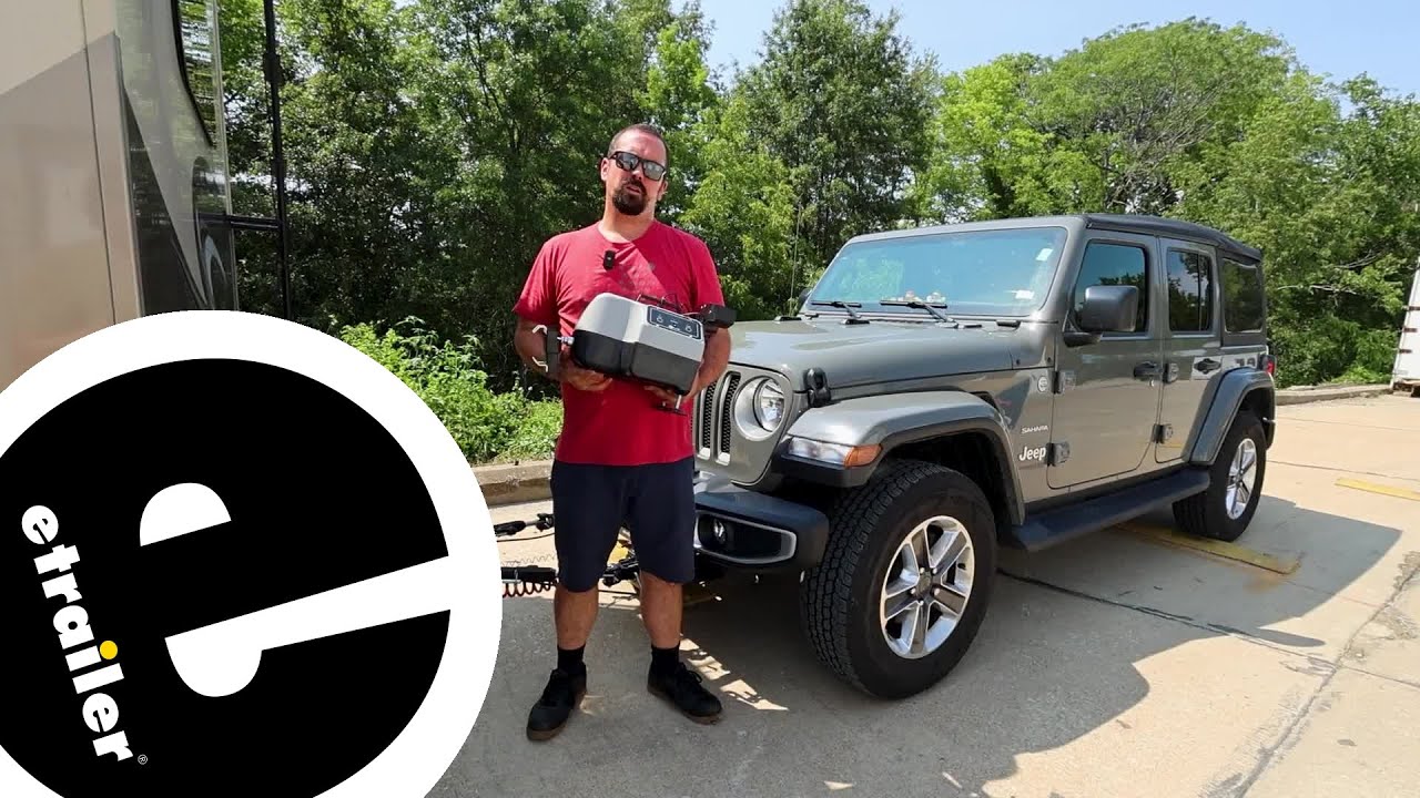 Installation of the Blue Ox Patriot Portable Flat Tow Brake System on a 2021 Jeep Wrangler Unlimited