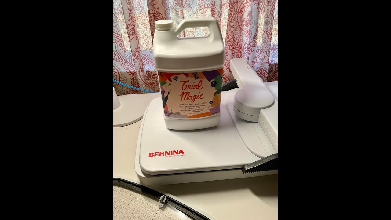 Terial Magic perfection when machine embroidering