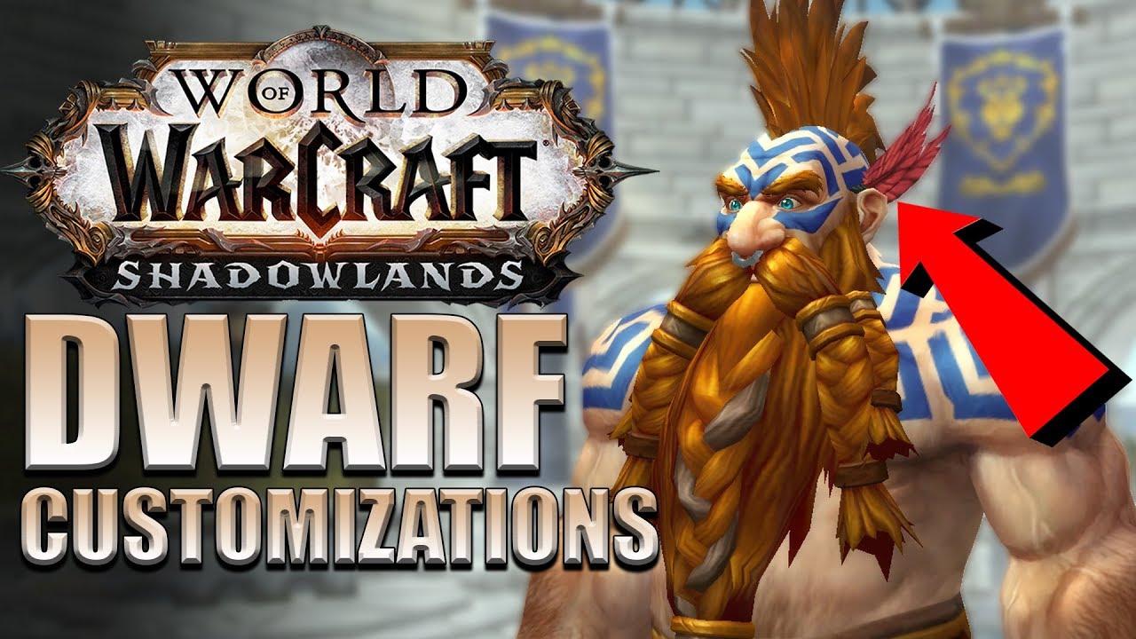 NEW Dwarf Customization Options | Shadowlands Alpha