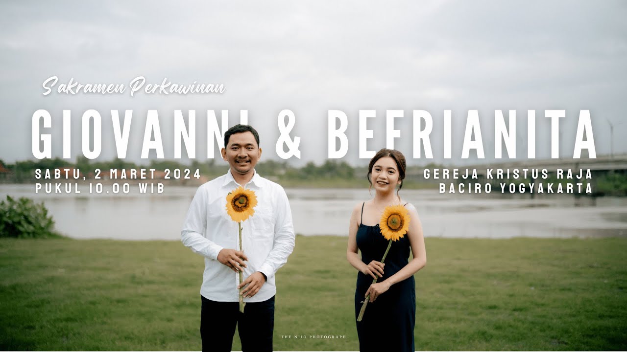 LIVE : Sakramen Perkawinan Giovanni & Befrianita | Sabtu, 2 Maret 2024 | Gereja Kristus Raja Baciro