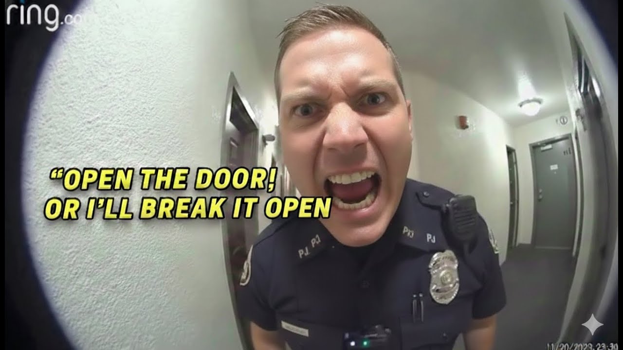 Racist Cop Threatens Black Female Student , Doorbell Footage Exposes Him, City Paid $4 Million
