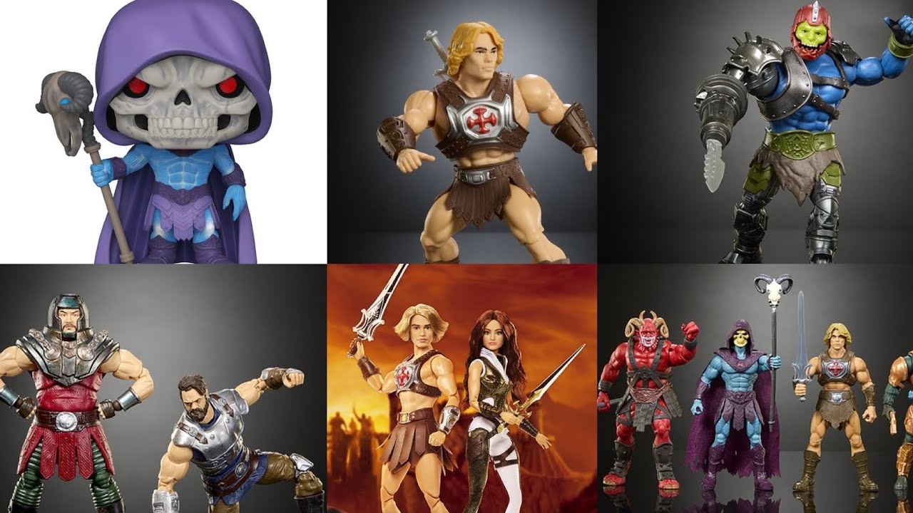 Компания Mattel представила новые изображения фигурок Masters of the Universe.