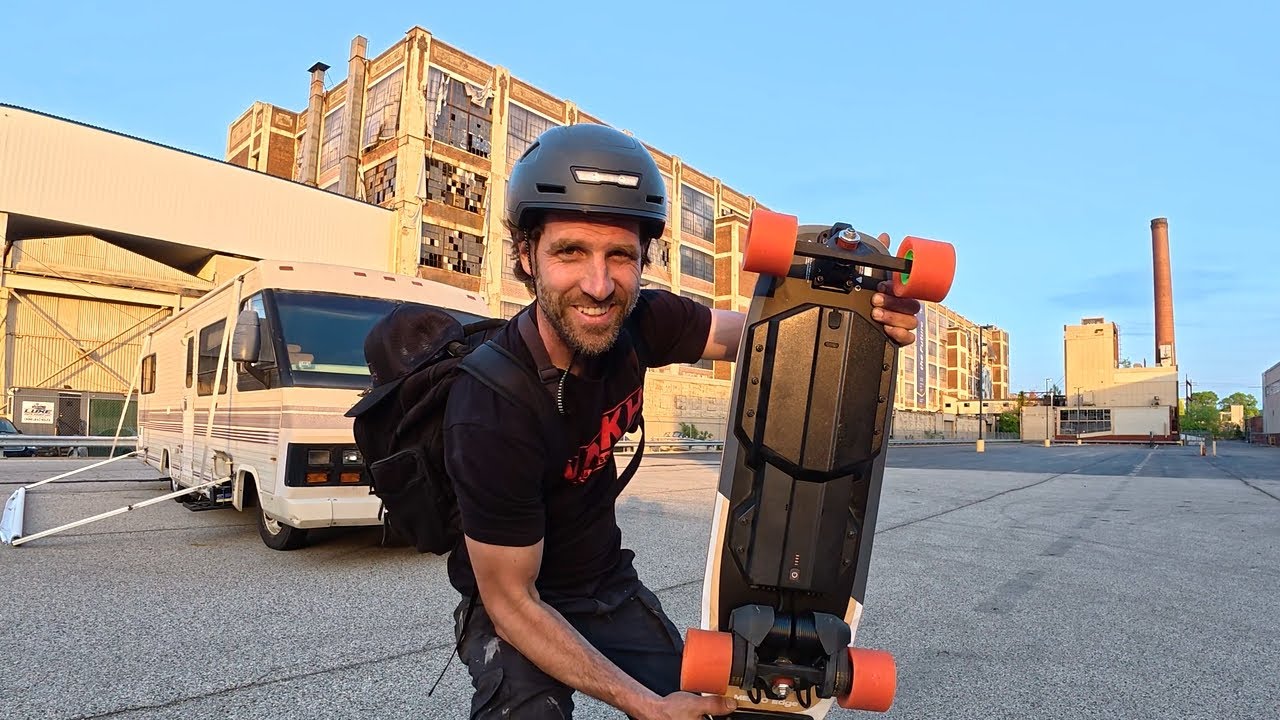 MEEPO Edge Electric Skateboard Review / PHILLY Ride - NNKH