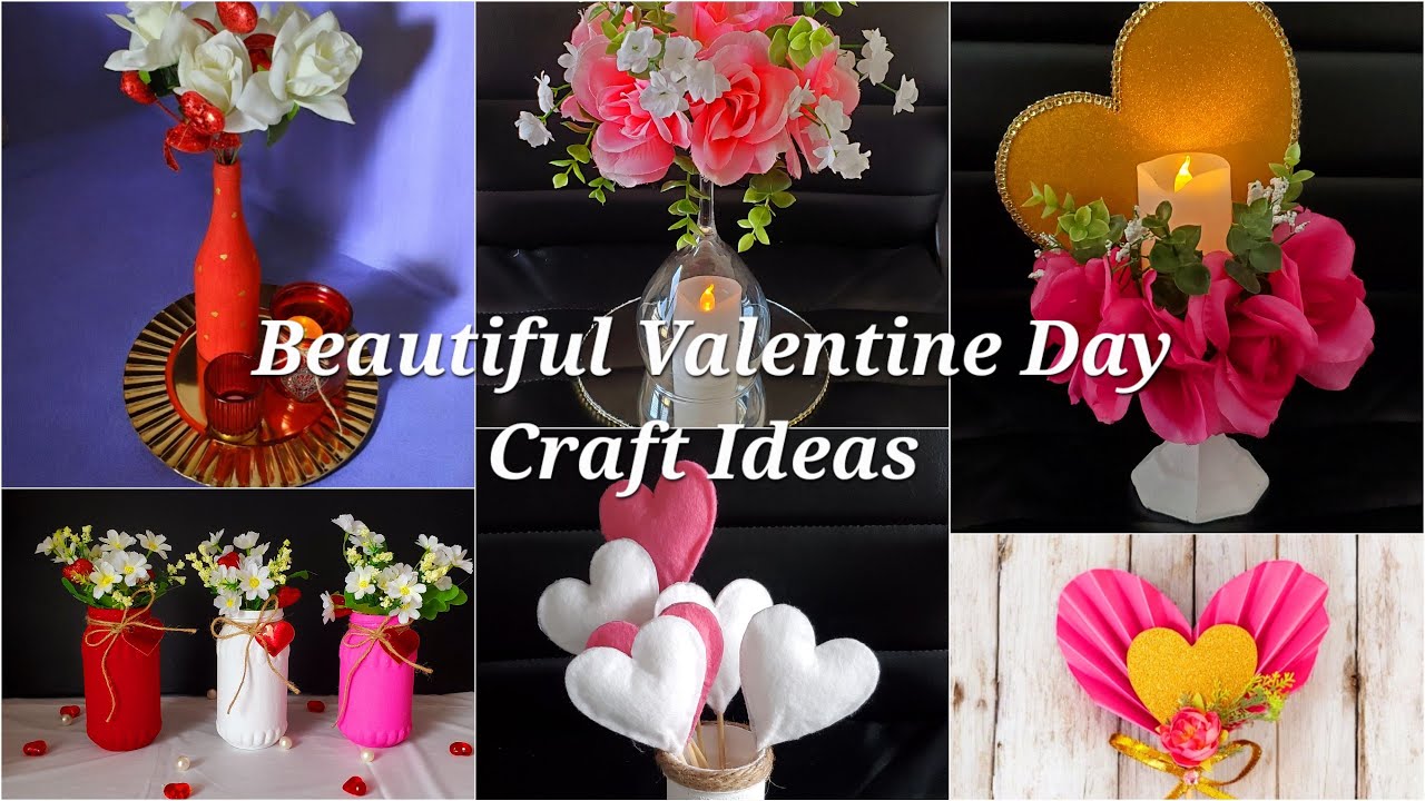 Diy Beautiful Valentine Day Craft Ideas / Festival home decor idea / Dollar tree craft / Canada