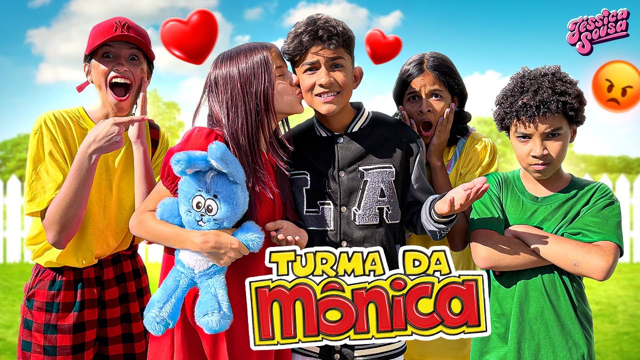 Mônica se apaixonou pelo príncipe- viramos a turma da Mônica versão Jéssica Sousa